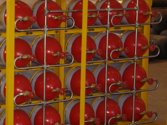 High Pressure CNG Cylinder Cascades - Maruti Koatsu Cylinders
